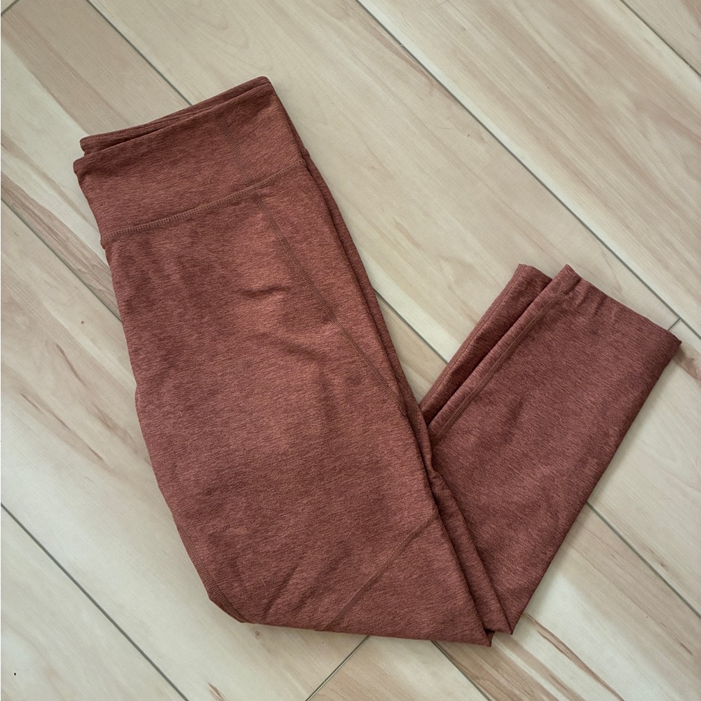 Outdoor Voices Cropped Terracotta Rust Leggings
